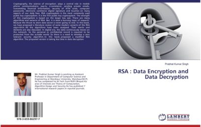 RSA : Data Encryption and Data Decryption