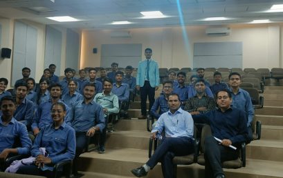A lecture series by Dr.  Amitanshu Pattanaik  on “Emerging Research and Technologies in DRDO – Special focus on Recent developed Products & Services”