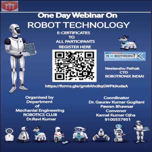 One Day Workshop on “Robotic’s Technology”