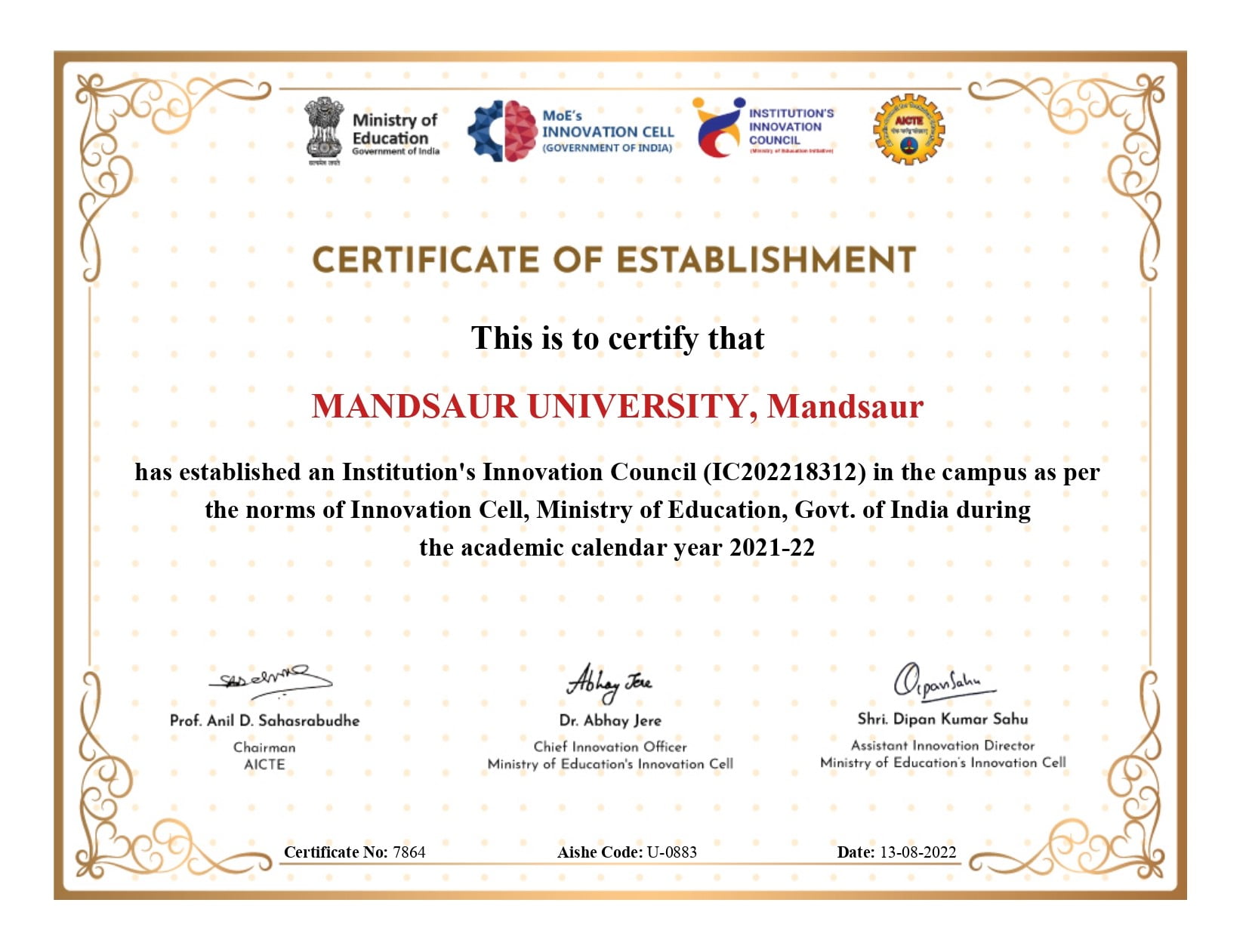 Establisment Certificate_page-0001
