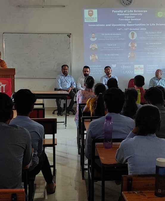Two-day’s seminar on “Innovations and Upcoming Opportunities in Life Sciences (IUOLS-2022)”